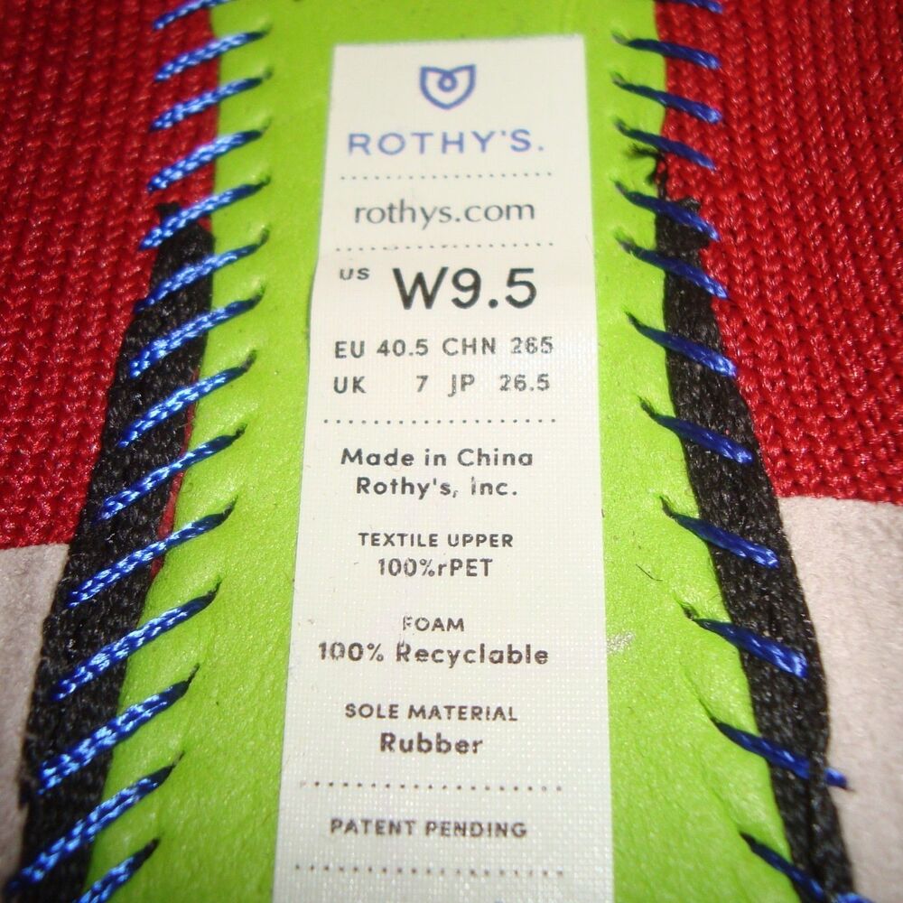 New! Rothy’s The Point Red Pointed Toe Slip-On Ba… - image 4